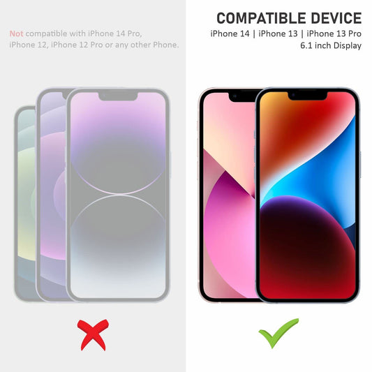 Dsynk Gear Tempered Glass for iPhones With Installation Kit | Military-Grade Gorilla Screen Protector | Edge to Edge Coverage | Black