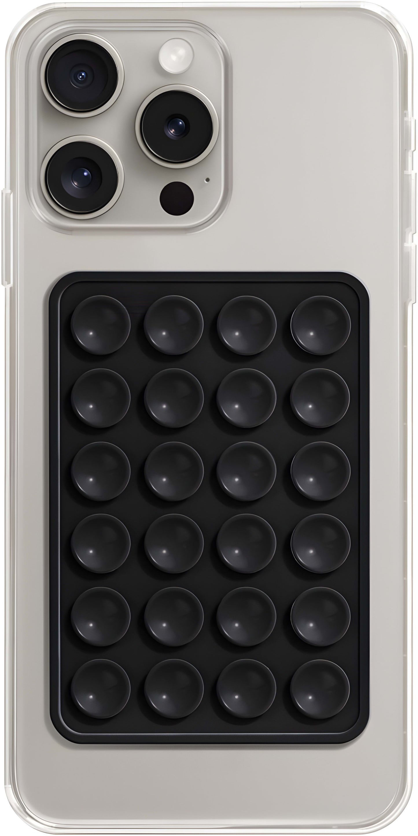 Dsynk Gear Silicone Suction Phone Case Mount, Non Slip Sticky Grip for Cellphone, Silicon Adhesive Suction Cup Mount, Strong Grip Holder for Selfies and Videos (Royal Velvet, Pack of 2)