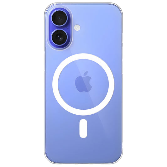 Dsynk Gear Anti-Yellow Clear Case for iPhone 16 | UV Shield Technology | Zero-Yellowing Formula | MagSafe Compatible | Drop Protection (TPU + Polycarbonate | Crystal Clear)