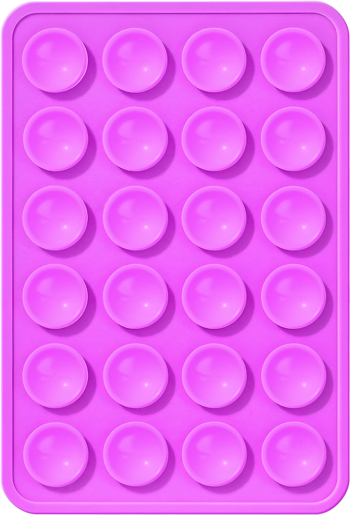 Dsynk Gear Silicone Suction Phone Case Mount, Non Slip Sticky Grip for Cellphone, Silicon Adhesive Suction Cup Mount, Strong Grip Holder for Selfies and Videos (Royal Velvet, Pack of 2)