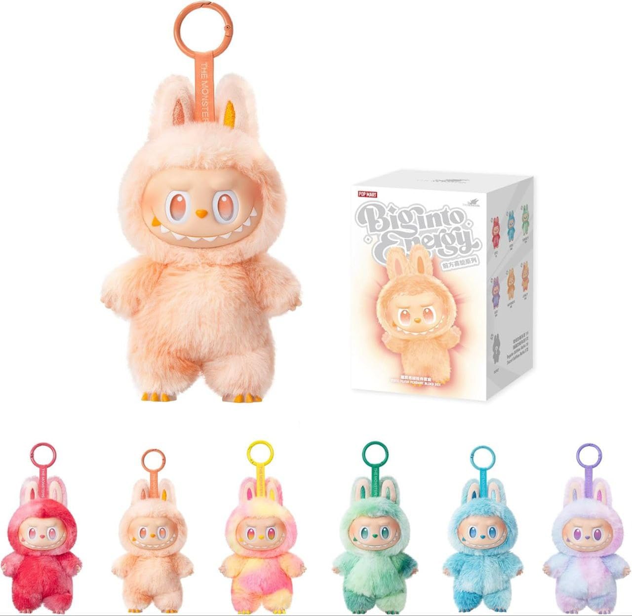 Labubu Doll Character Action Figure Design Figures Collectible Toys Home Decorations The Monsters Big Energy Series Blind Box Cute Toy Decor Gift (Random Color - 1 Pc)