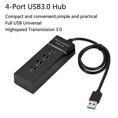 Dsynk Gear USB Hub, 4 Ports USB 3.0/2.0, 15cm Cable, High Speed Data Transfer (USB 3.0 Hub)