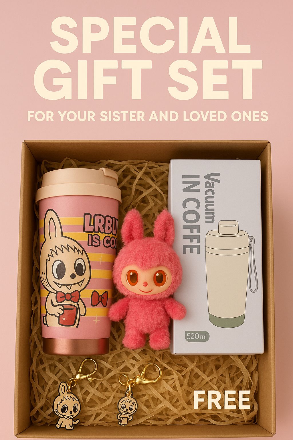 Labubu Special Gift Set – For Your Sister & Loved Ones