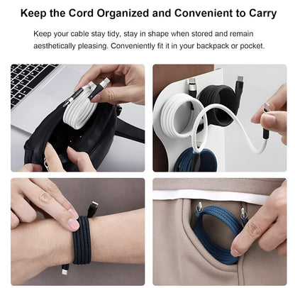 Dsynk Gear Magnetic Cable C to Type C Cable, 65W/3.1A Magnetic Cable, PD Technology 3.0 Fast Charging – 1 Meter